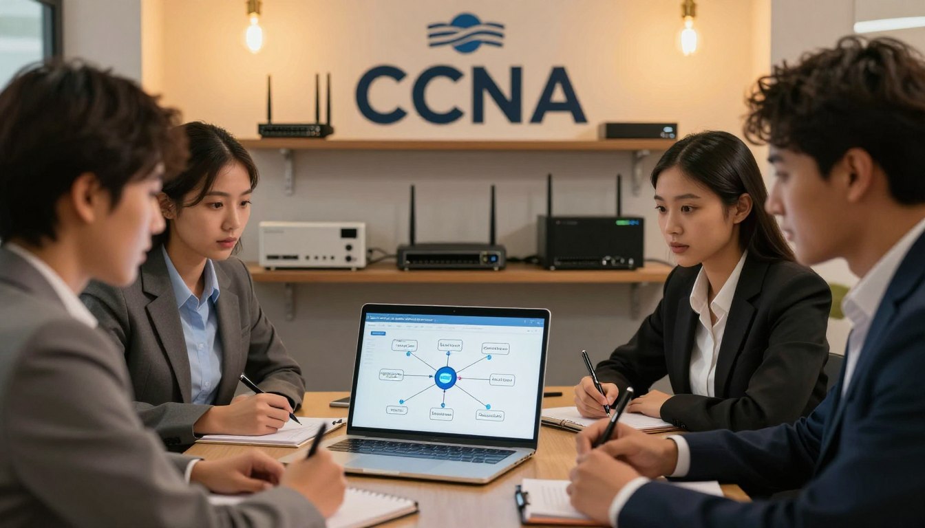 CCNA certification guide illustration