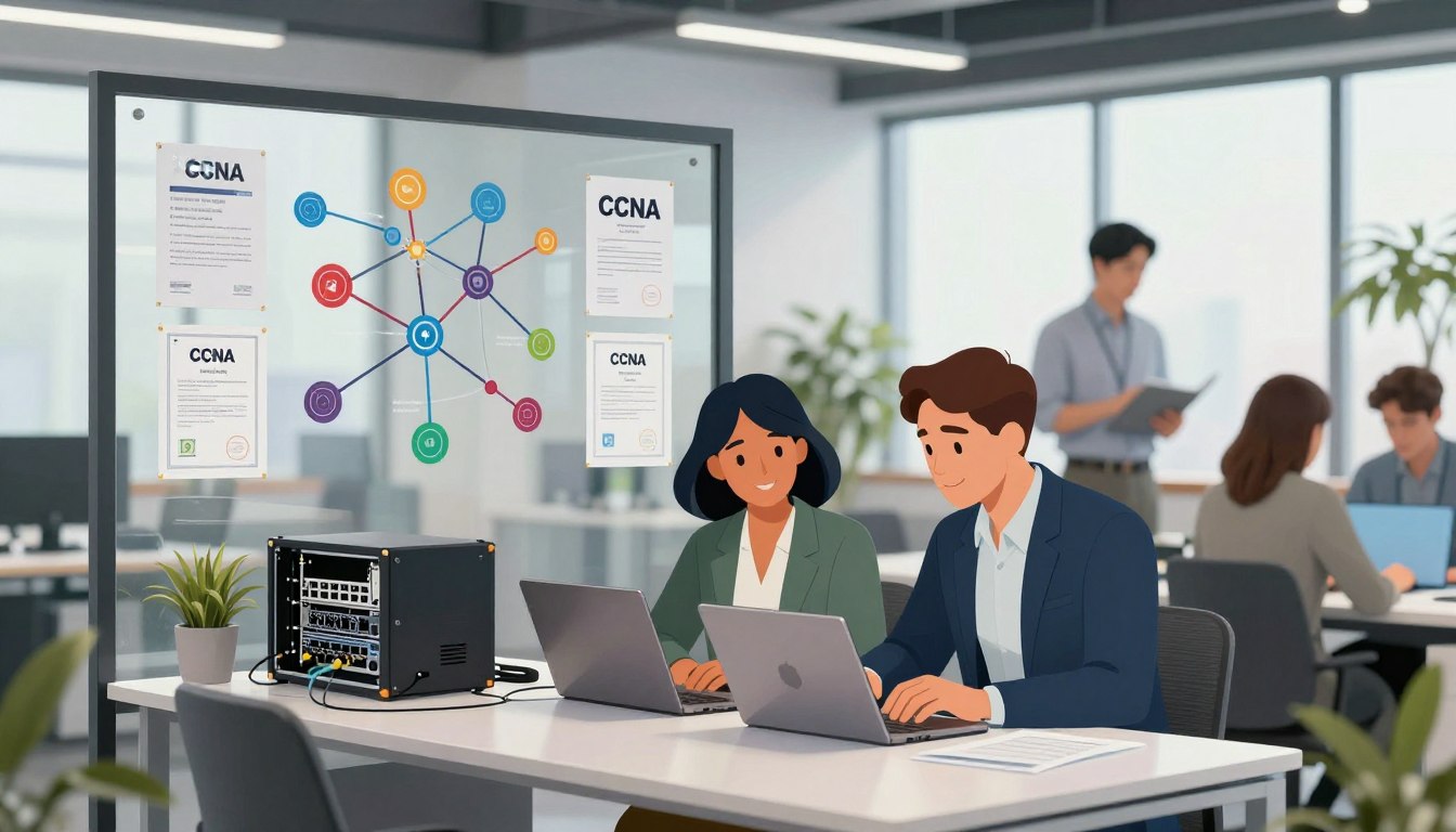 CCNA certification guide illustration