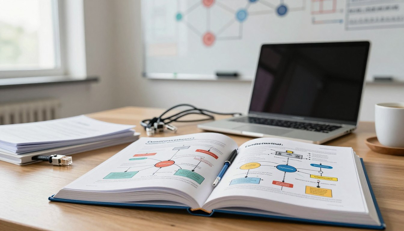 CompTIA Network+ certification guide illustration